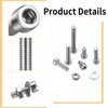 M4 Screws Set, 420 Pieces Cylinder Screws with Hexagon Socket