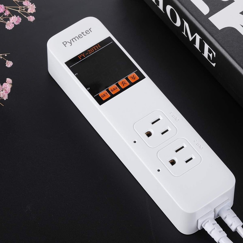 Pymeter Humidity and Temperature Controller Humidistat for Mushroom Greenhouse Humidifier
