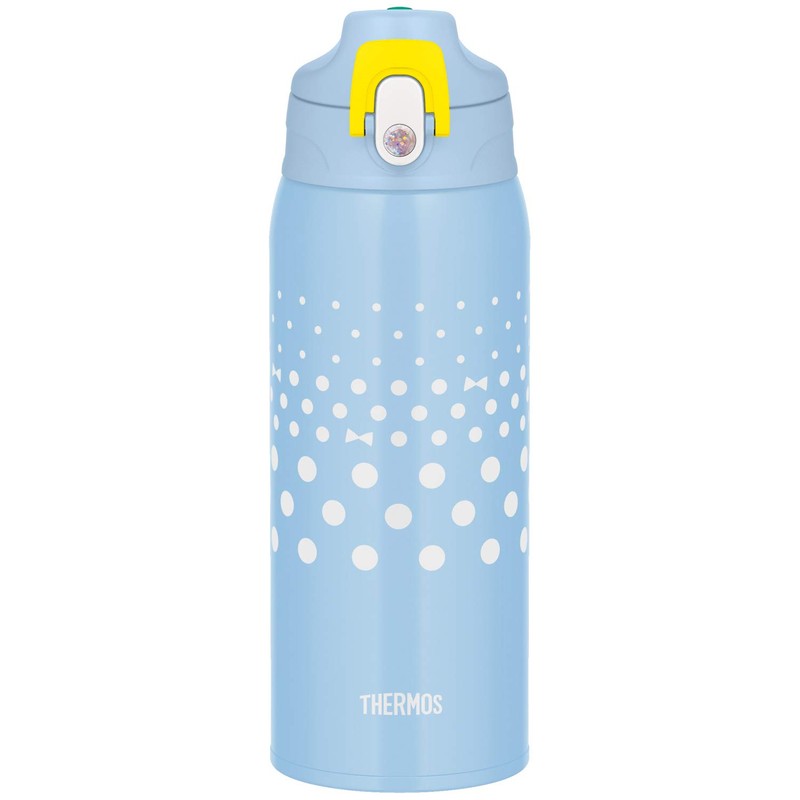 Thermos FJJ-800WF MTD Vacuum Insulated 2-Way Bottle, 0.8L/0.83L Mint Dot