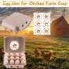 LyingPig Vintage Egg Cartons 30 Pack with Labels, Natural Paper