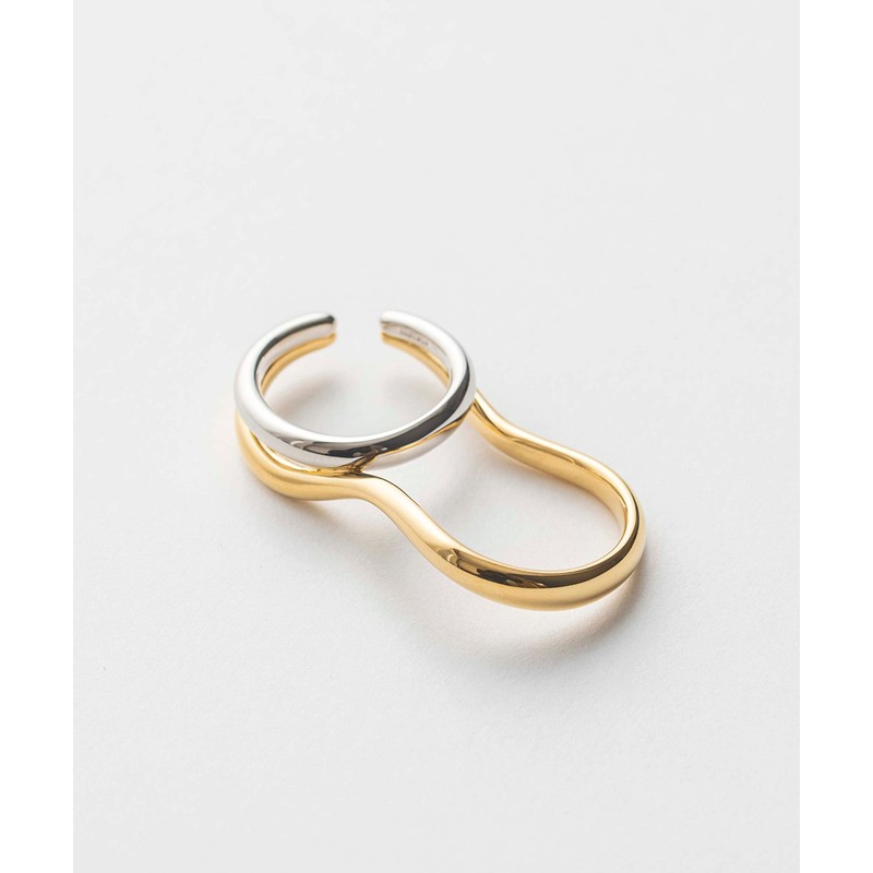 ete 810235 Bi-Color Double Ring Cuff