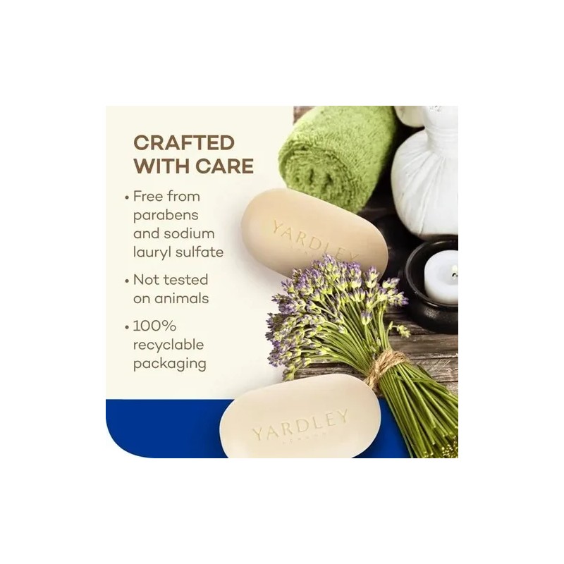 Jabón De Baño Yardley London Essential Oil Super Blend 120g