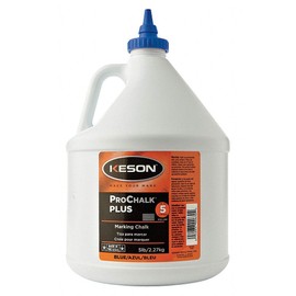 Marking Chalk, Waterproof, Blue, 5 lb.