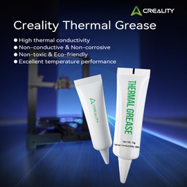 Creality Thermal Paste for 3D Printer Hotend & Nozzle Kit High Thermal Conductivity 250℃ Resistant Thermal Grease for K1/K1C/K1 Max/Ender 3/Ender 3 V3/V3 SE/V3 KE/Ender 5 Heatsink (Pack of 1)