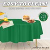 ZIMPLEWARE Green Standard Disposable Plastic Party Tablecloth [Case of 72]