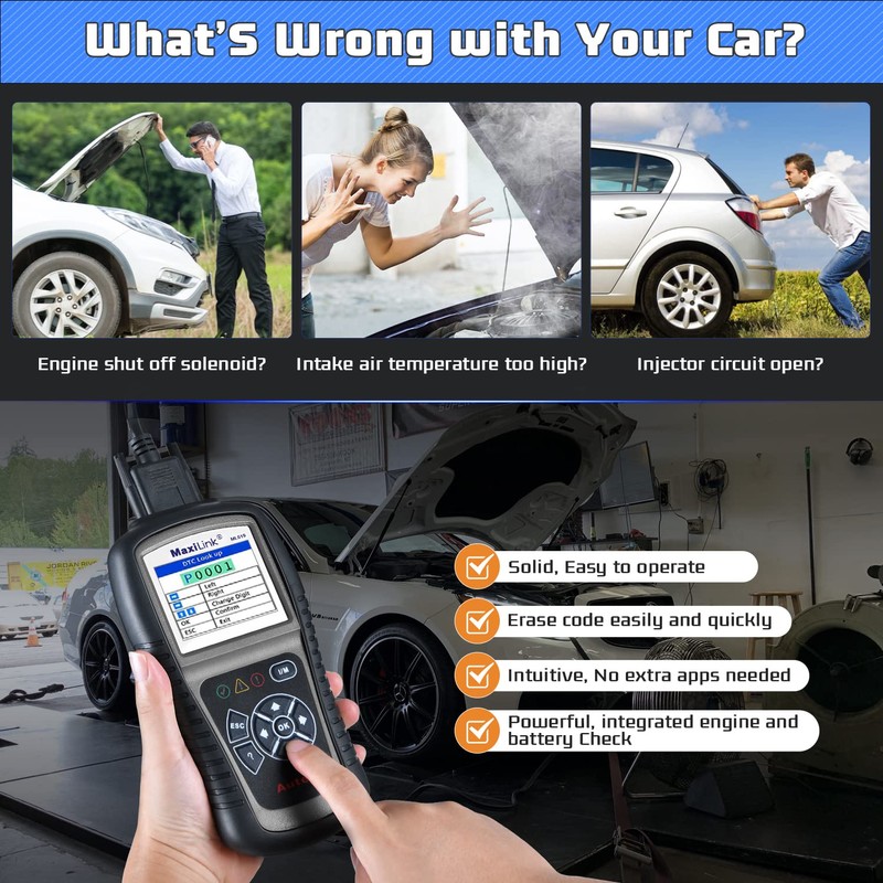 Autel MaxiLink ML519 Universal OBD2 Scanner [Same as AutoLink AL519],