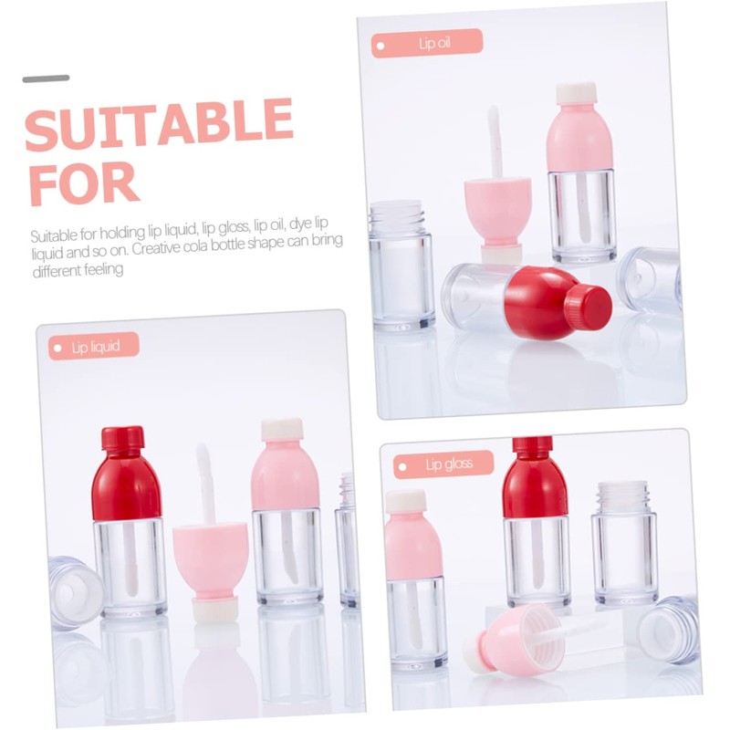 VICASKY 10pcs Lip Gloss Tubes with Wand Empty Bottles for