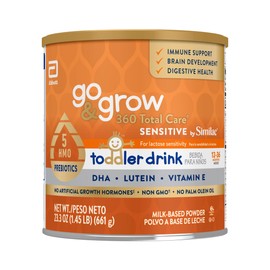 Similac Go & Grow 360 Total Care Sensitive by Similac Toddler Nutritional Drink With 5 HMOs,Powder,23.3-oz Can