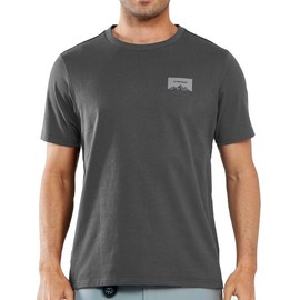 NORTHYARD Men's Heavyweight Cotton T-Shirts Crewneck Short Sleeve Fashion Casual Shirts for Men Darkgrey L