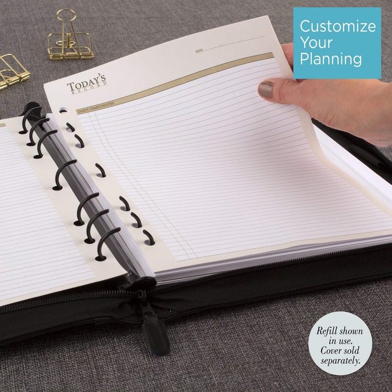 at-A-Glance Undated Daily Planner Refill, 2 Months, 7-Ring, 8-1/2" x