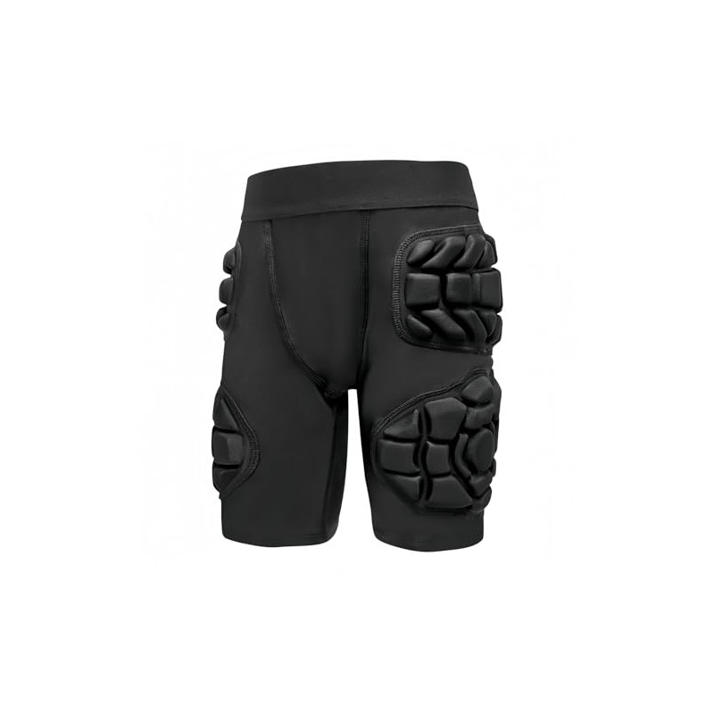 Jormino Padded Compression Short Pants with Cup Pocket, Tights with