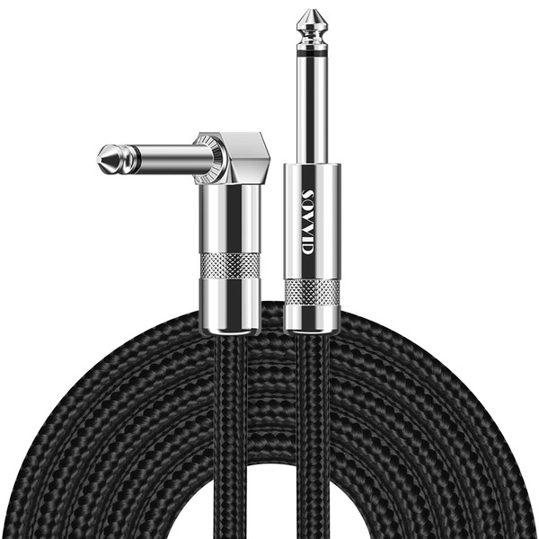 Sovvid Guitar Cable 20FT Professional Instrument Cable Electric Guitar AMP