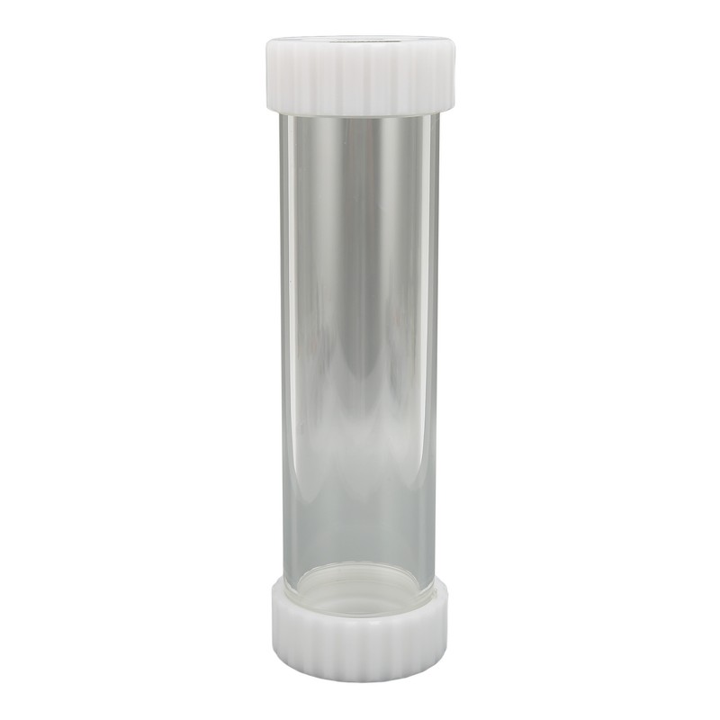 Water Cooling Transparent Cylindrical Tank 60mm Outside Diameter Rapid Cooling