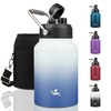 Konokyo Half Gallon Jug with Handle,64 oz Insulated Water Bottle