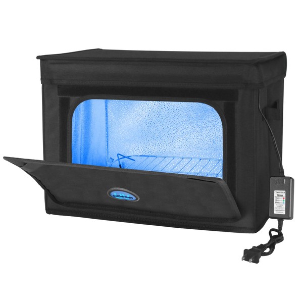 Large UVC Sanitizer Box with Ozone, Foldable Cleaner Bag with