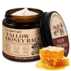 GOGIFTGO Beef Tallow for Skin,Tallow and Honey Balm,Beef Tallow for