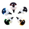 TOAOB 70pcs Plastic Safety Eyes 10mm Colorful Craft Eyes Small