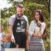 MoonWorks® BBQ Apron with Saying Grillseargent Born to Grill-Geschenke Men