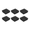 sourcing map 6Pcs Square Plastic Plugs, 60 x 60mm/2.36 x
