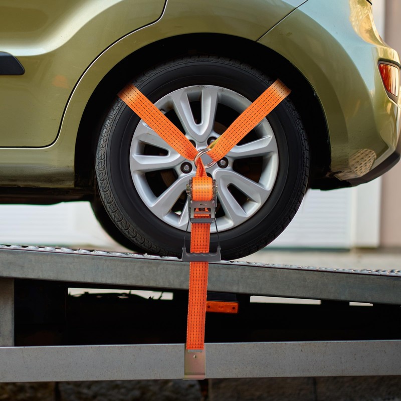 VEVOR Car Tie Down Straps Kit, Lasso Style 2" x