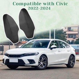 VKGUG Door Armrest Cover Compatible with Honda Civic 2022-2025 Black