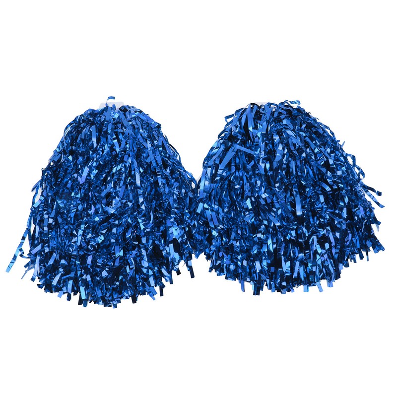 2PCS Cheerleading Pom Poms with Hard Handle Handheld Party Shakers