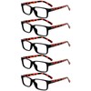 Eyekepper Vintage Reading Glasses for Men - 5 Pack Spring