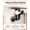 Bobuuii No Drill Curtain Rod Brackets, Inside/Outside Mount, Black 2