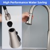 iFealClear Universal Kitchen Faucet Head Replacement, 3 Modes Pull Down