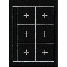 呉竹 下敷 規格判 No.1 6マス入黒 KA22-101