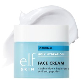 e.l.f. SKIN Holy Hydration! Face Cream, Moisturizer For Nourishing & Plumping Skin, Infused With Hyaluronic Acid, Vegan & Cruelty-Free, 1.8 Oz