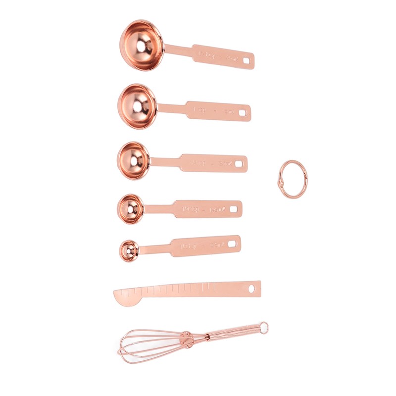 Measuring Spoons 7 in 1 Stainless Steel Stackable Design Multifunction