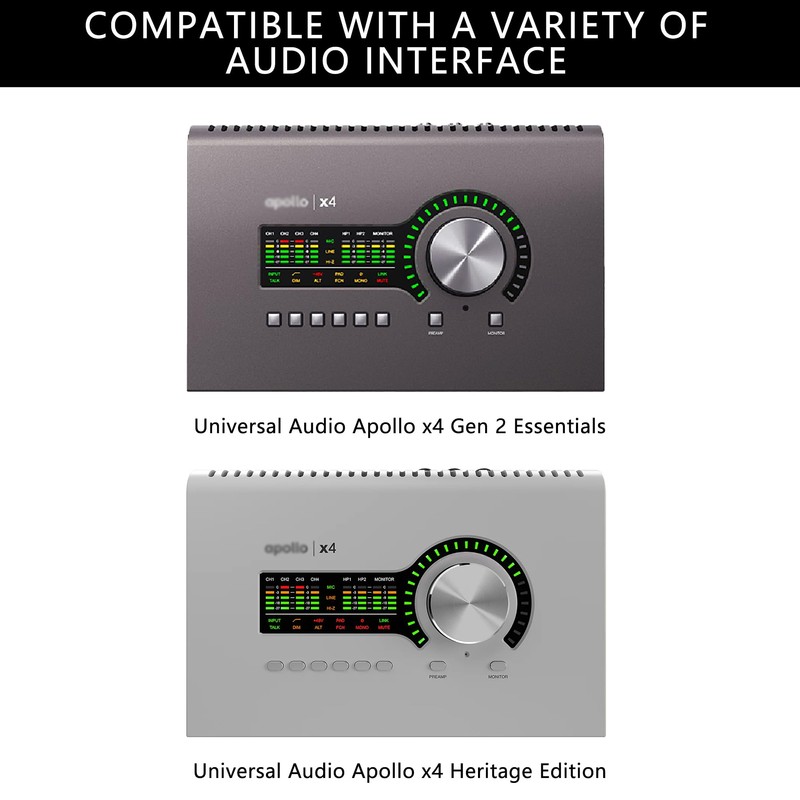 Musiin Audio Interface Case Compatible with Universal Audio Apollo x4
