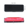 Harmonica, Professional Standard Harmonica with 10 Holes with 20 Melodies