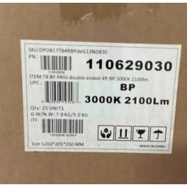 Sengled 25 pk Sengled 110629030 T8 Bypass Double-ended 4 ft 3000K 2100Lm