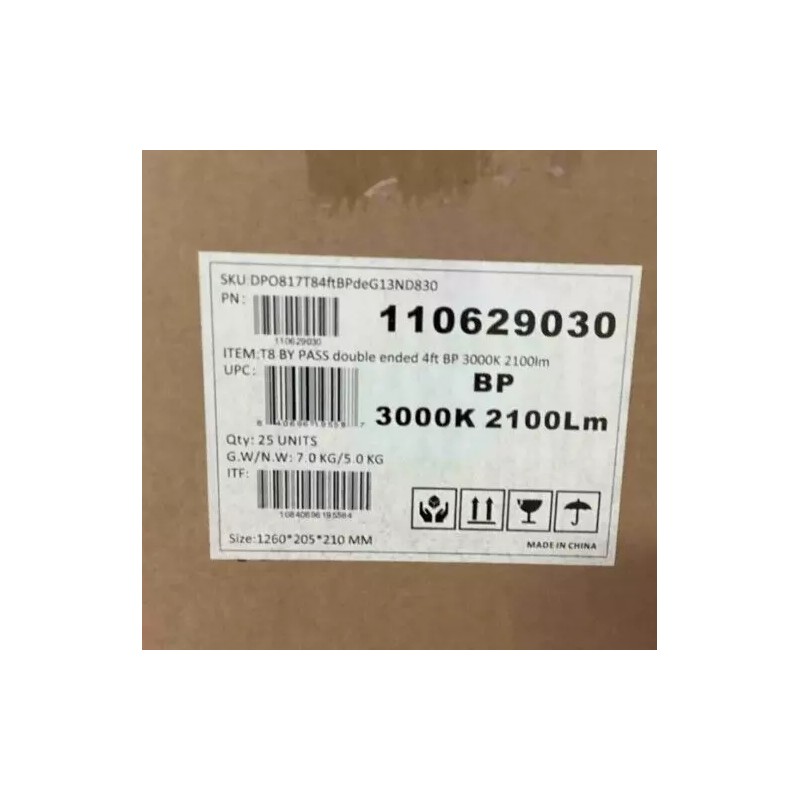 Sengled 25 pk Sengled 110629030 T8 Bypass Double-ended 4 ft