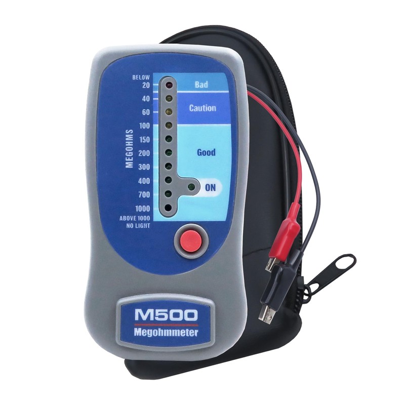 M500 Insulation Tester MEGOHMMETER,Battery Operated Instrument up to 1000 megohms