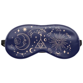 Sleep Mask Travel Relax Eye Cover Bed Emoji Nap Blindfold Astrology [042]