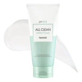 Limpiador En Gel Facial Coreano All Clean Green Foam 150g Sensible Noche