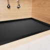 Under Sink Mat for Bathroom Waterproof, 28" x 19" Silicone