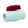 White Threaded Ball Valve 1-1/4"
