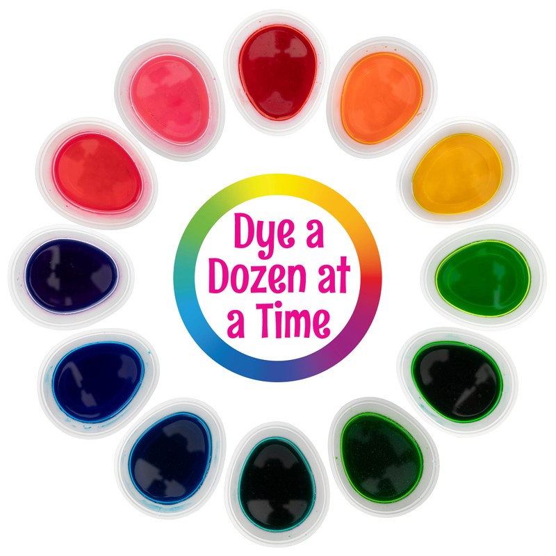 PAAS Megga Color Cups Egg Decorating Kit: Dye 12 Eggs