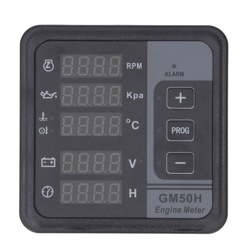 Diesel Generator Set Controller Digital Genset Engine Meter with Mounting