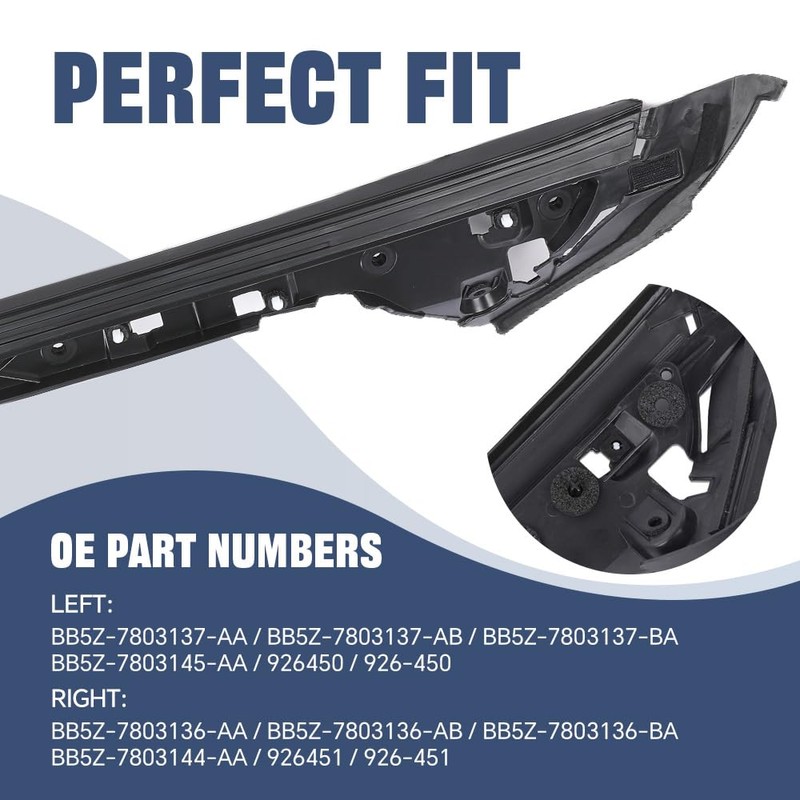 PIT66 Front Windshield Inner Trim Compatible with Ford Explorer 4