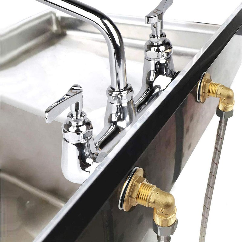 COOLWEST Wall Mounting Installation Kit for Commercial Wall Mount Faucet,