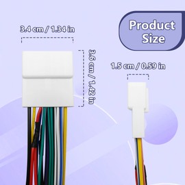 Icyhaws 20-pin Headunit/Radio Wiring Harness Compatible with Subaru 2007-2019 Ni-ssan, Metra 70-7552 Harness Includes VSS and SWC pins with Steering Wheel Switch Wires