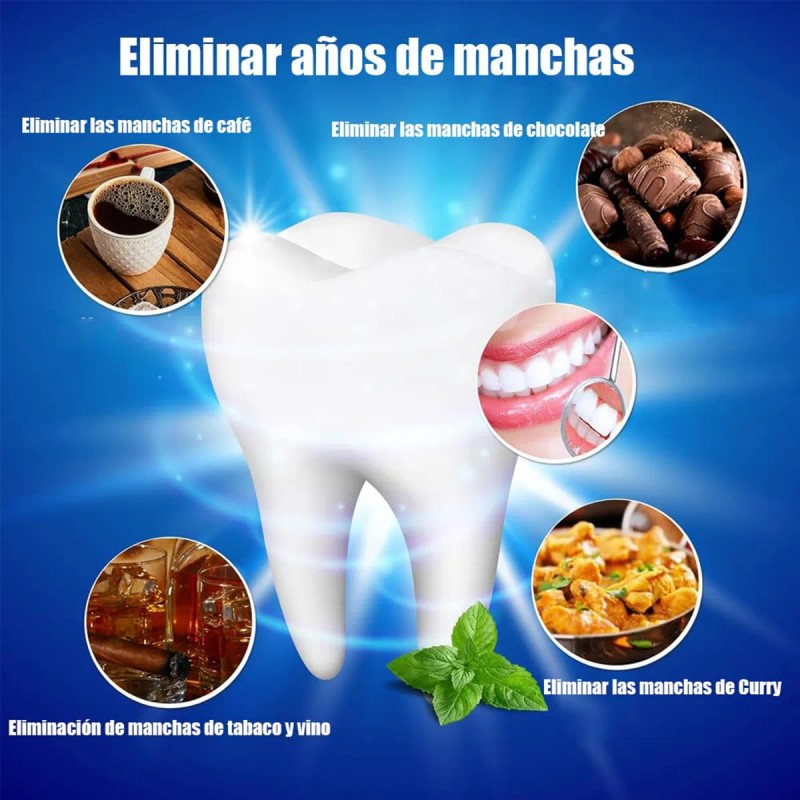 Tiras Blanqueadoras Dentales White Higiene Bucal