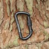 3 inch Locking Carabiner Clips-Screw-gate Lock Carabiner, Heavy Duty Keychain