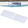 2pcs Skimmer Assembly Plastic Replacement Swimming Pool Gate Weir Baffle