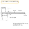 Fdit Vernier Caliper, 150mm/200mm/300mm High-Carbon Steel Vernier Scale Measuring Gauge,